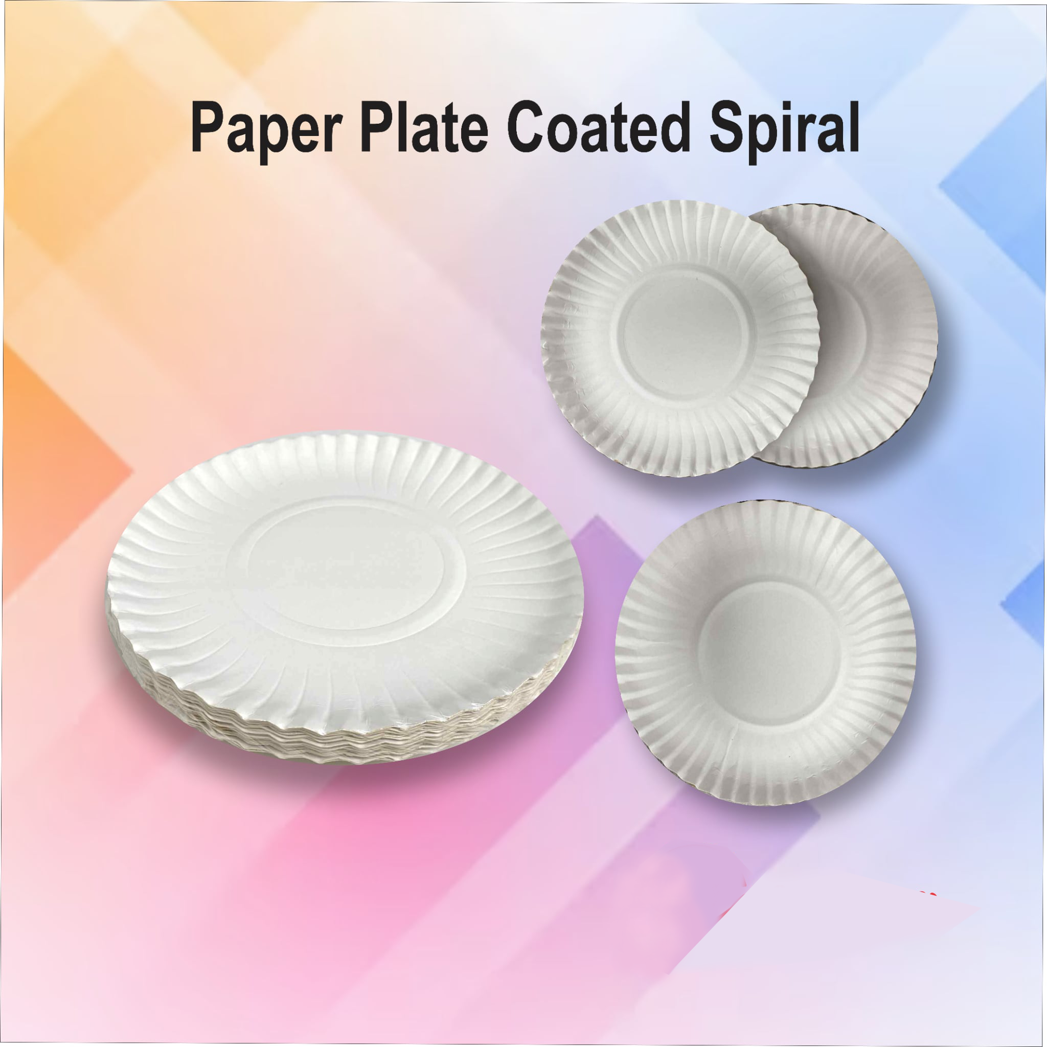 Paper Plate Coated